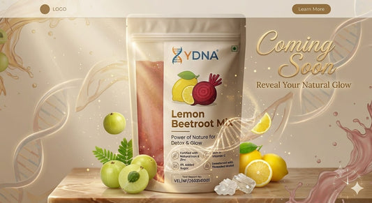 COMING SOON STAY TUNED "YDNALife Lemon-Beetroot Refreshment Mix"