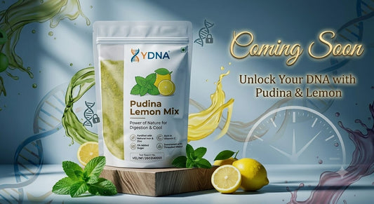 COMING SOON STAY TUNED "YDNALife Lemon-Pudina Refreshment mix"